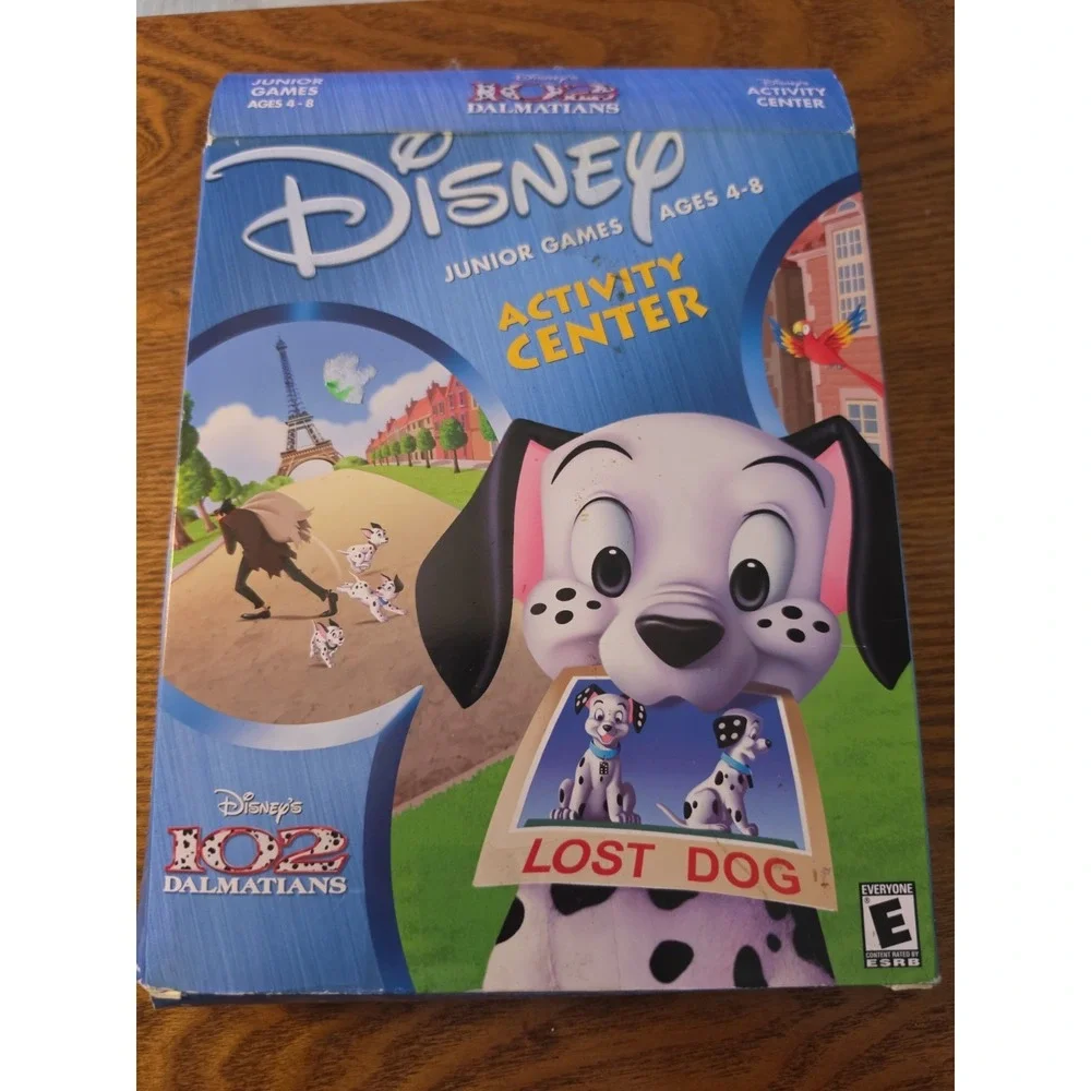 Disney's 102 Dalmatians Activity Center PC CD kids puppies puzzle arcade games!